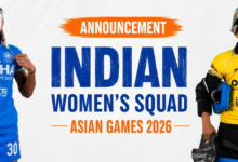 Photo of Asian Games 2026: भारतीय महिला हॉकी टीम का ऐलान, सलीमा टेटे होगी कप्तान