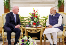 Photo of तीन देशों के दौरे के अंतिम पड़ाव में पीएम मोदी पहुंचे न्यूजीलैंड, हुआ भव्य स्वागत, लक्सन से होगी अहम वार्ता
