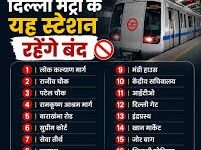 Photo of दिल्ली मेट्रो के बंद किए सभी स्टेशन खोले गए, जंतर-मंतर पर CJP के प्रदर्शन को लेकर लिया था फैसला