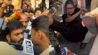 Photo of अभिजीत दीपके-नेहा बोरा हिरासत में, कनॉट प्लेस पर दिल्ली पुलिस का सख्त पहरा; लेफ्ट संगठनों ने निकाला तिरंगा मार्च